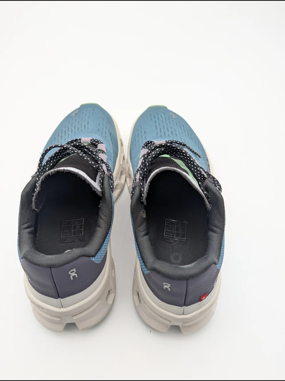 On Cloud monster Women’s Teal Blue Size 7 Running Shoes Comfort